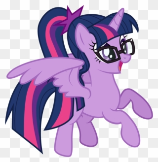 It Looks Like Someone Recorded The Equestria Girls - Mlp Sci Twi Pony Clipart