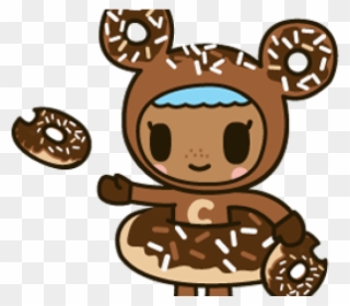 Tokidoki Clipart Chocotella - Chocolate Donutella - Png Download