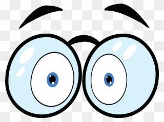 Eyes In The Dark Clipart - Eyes With Glasses Clipart - Png Download