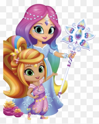 Shimmer And Shine Imma And Leah - Shimmer And Shine Clipart