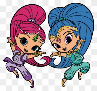 Shimmer And Shine Kartun Clipart