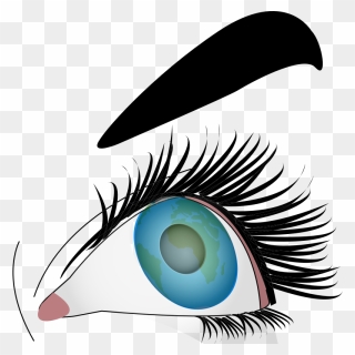 Eyelash Computer Icons Cosmetics - Gambar Eyelash Extension Kartun Clipart