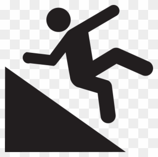 Indifference Is A Slippery Slope - Don T Fall Down The Stairs Clipart