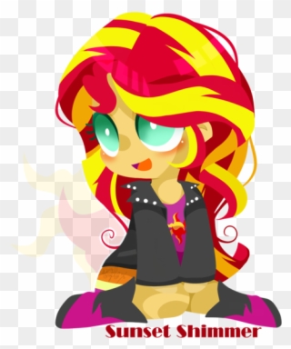 Snow Angel, Chibi, Cute, Equestria Girls, Open Mouth, - Sunset Shimmer Clipart