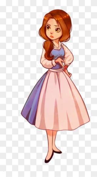 Disney Dreams - Anime Belle Beauty And The Beast Clipart
