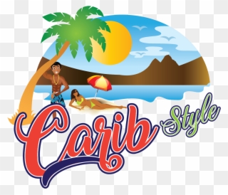 Carib - - Summer - Vacation Beach Towel Clipart
