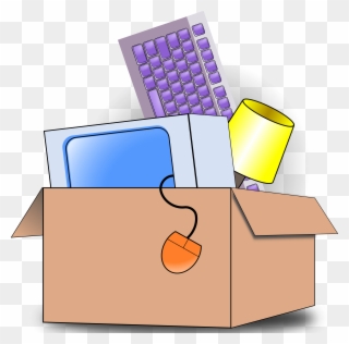 Moving Box Clipart - Png Download