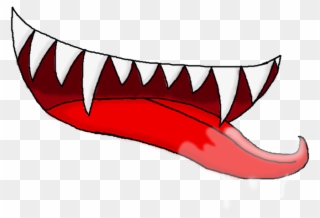 Mouth Svg Fang Drawing - Drool Png Clipart