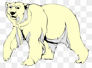 Polar Bear Clipart Furry Animal - Polar Bear Clip Art - Png Download