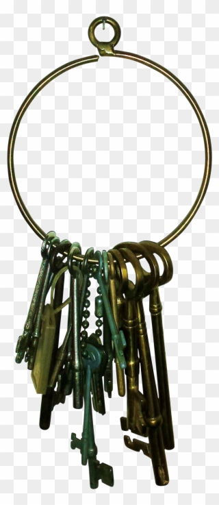 Png Ring Of Skeleton Keys Clip Art Free - Clip Art Transparent Png