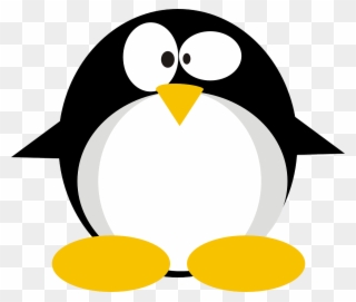 Installing Linux Via Usb - Makes Penguin Confused Clipart