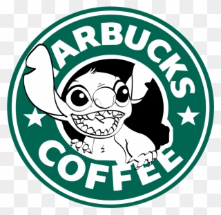 A Stitch And A Cup Of Coffee Save Time - Starbucks Coffee Stitch Clipart
