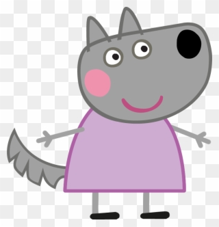 Image Wendy Wolf Peppa - Wolf In Peppa Pig Clipart