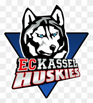 Pin Husky Logo Clip Art - Kassel Huskies Hockey Logo - Png Download