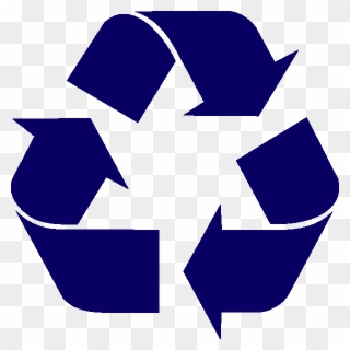 Environment Clipart - Recycle Symbol - Png Download