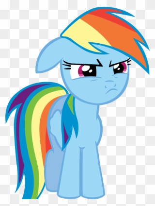 That's Why My Jaw Is In Pain No Wisdom Teeth - My Little Pony Rainbow Dash Mad Clipart