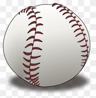 Clipartist Clip Art Ball Baseball Scalable Vector Graphics - Public Domain Baseball Clipart - Png Download