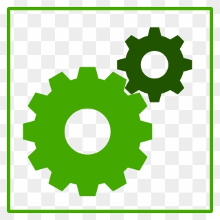 Gear Clipart Environment - Machine Icon - Png Download