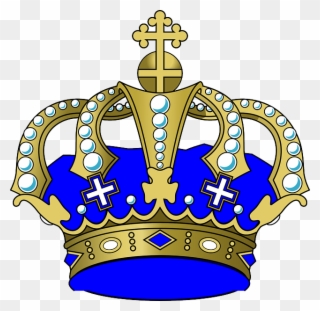 Royal Blue Crown Clipart
