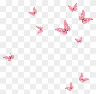 Pink Butterfly, Clip Art, Stickers, Animals, Pink Garden, - Pink Butterfly Vector Png Transparent Png