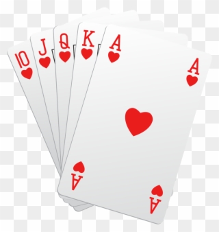 Playing Cards Png Clip Art 1173 Deck Of - Playing Card 41 Heart Transparent Png