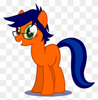 Currently This Character Is Marcato's Older Sister - Mlp Oc With Glasses Clipart