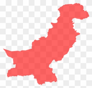 Clipart Pakistan Map - Png Download