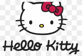 Banner Free Stock Hello Clipart Tulisan - Hello Kitty Text Vector - Png Download