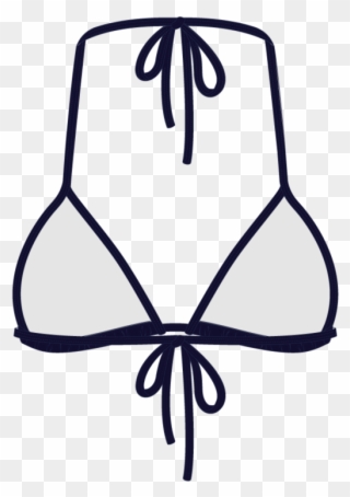 Malibu Blue Bikini - Bikini Clipart