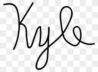 Could You Spare Some Time To Volunteer With Us This - Kyle Signature Clipart