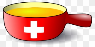 Free Swiss Caquelon Fondue - Fondue Clipart - Png Download