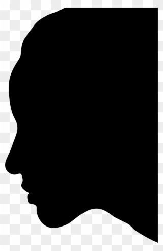 Female Silhouette Profile At - Human Head Profile Silhouette Clipart
