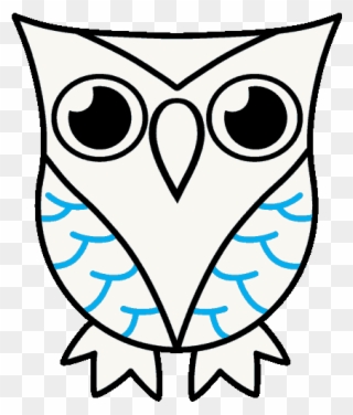 How To Draw Owl - Cute Owl Drawing Easy Clipart