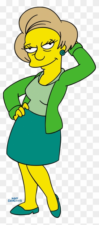Tgif Funny Fix For December 12, - Los Simpsons Edna Krabappel Clipart
