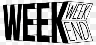 Tgif Weekend Wordart Freetoedit - La Weekly Logo Clipart