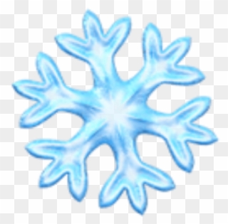 Snowflake Emoji Png , Pictures - Transparent Background Snowflake Emoji Clipart