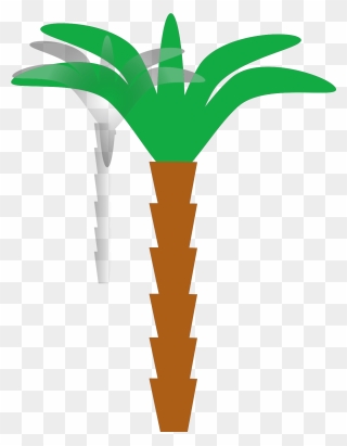 Cartoon Small Palm Tree Clipart
