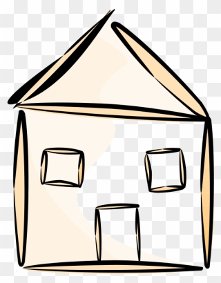 House Outline Clipart - Png Download