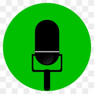 This Free Clip Arts Design Of Microphone Png - Green Mic Icon Png Transparent Png