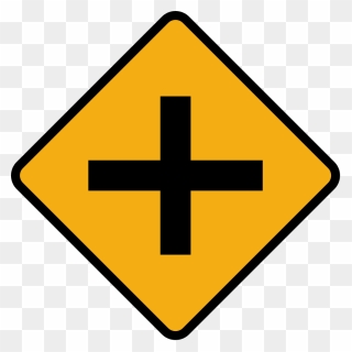 Cross Road Clipart Jpg Free Download File - Does Plus Road Sign Mean - Png Download