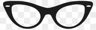 Movember Glasses Clipart Picture - Cat Eye Glasses Png Transparent Png