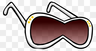 Sun Glass Cutout Clipart Clip Royalty Free Download - Club Penguin Sunglasses - Png Download