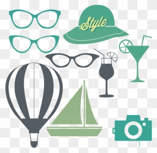 Vector Graphics Sunglasses Clip Art Illustration - Vector Graphics - Png Download