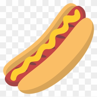 Hot Dog Emoji Clipart - Emojis De Hot Dog - Png Download
