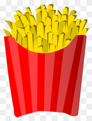 Transparent Background Fries Clipart - Png Download