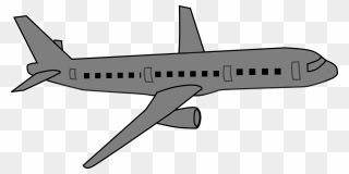 Plane Clipart Airline Jet - Aeroplane Graphic - Png Download