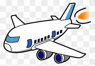 Airliner Aircraft Clipart - 飛行機 フリー 素材 - Png Download