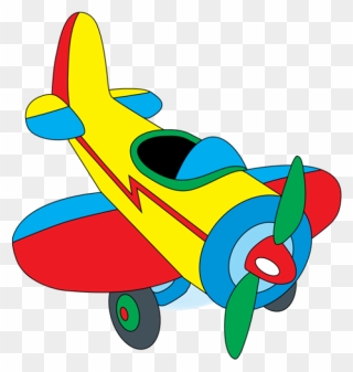 Graphic Design Toy Clip - Plane Toy Clipart - Png Download
