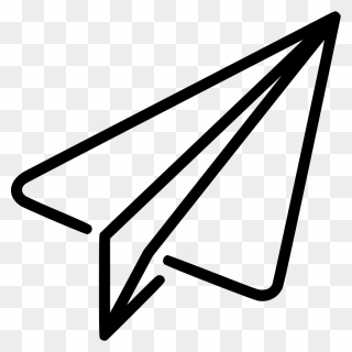 Paper Plane Airplane Scalable Vector Graphics Computer - Paper Plane Cartoon Png Clipart