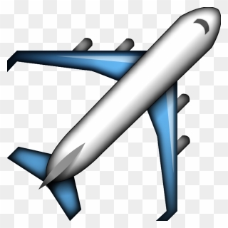 Clipart Plane Emoji, Clipart Plane Emoji Transparent - Airplane Emoji Png